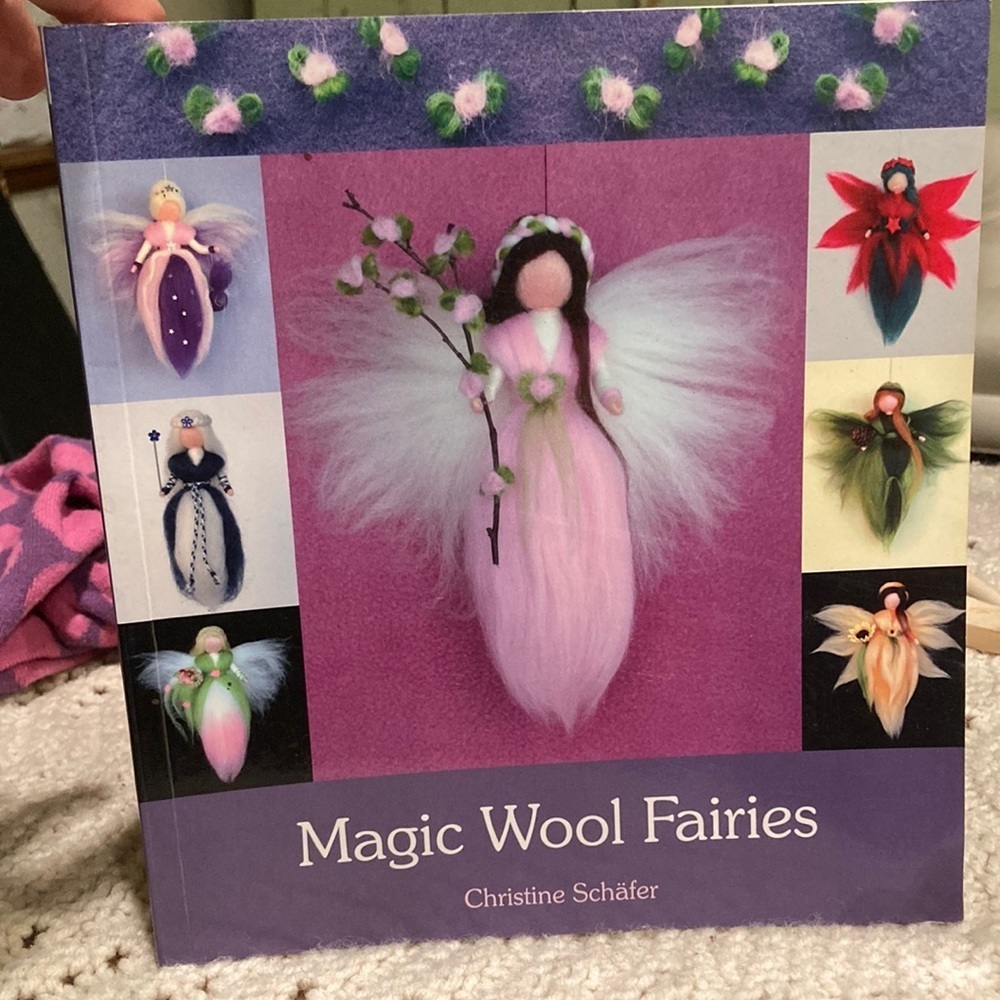 Magic Wool Fairies by Christine Schafer book on making fairies with roving